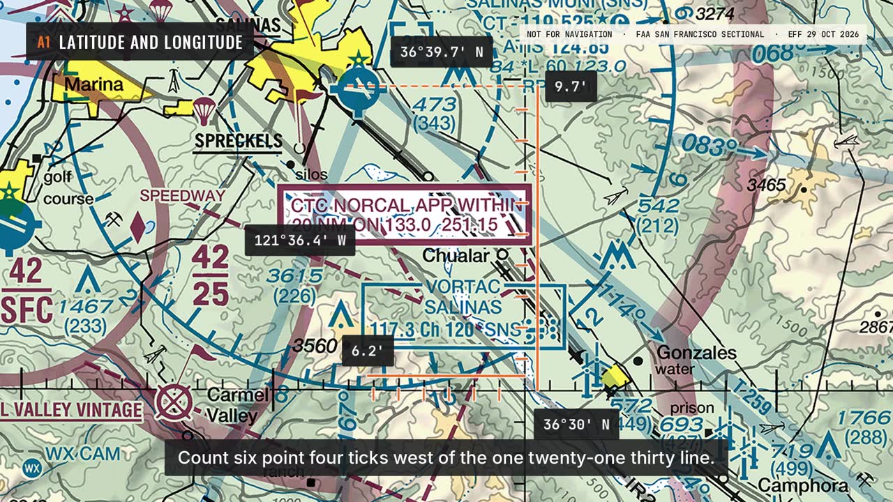Latitude and Longitude: a frame from the video
