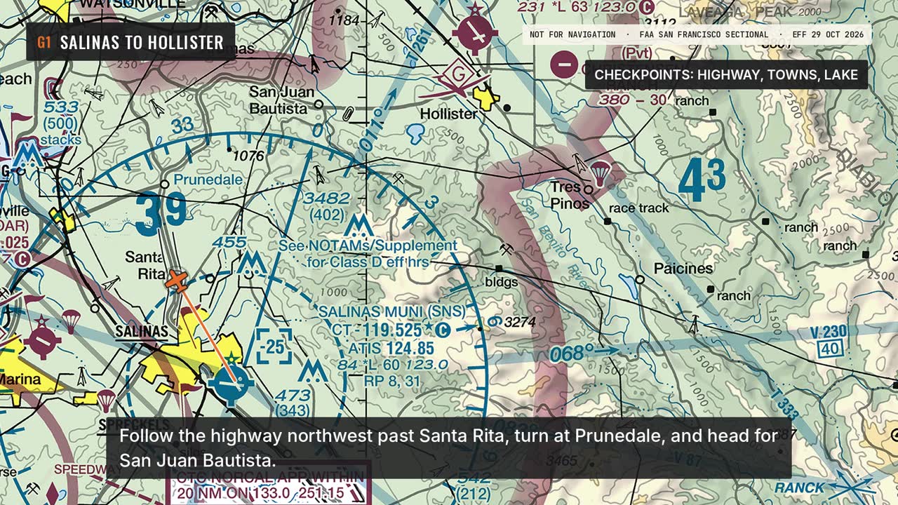 Plan a Trip: Salinas to Hollister: a frame from the video